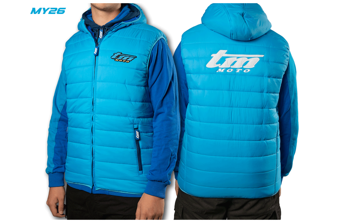 TM Moto DOWN JACKET  SLEEVELESS 2026