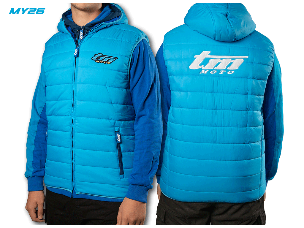 TM Moto DOWN JACKET  SLEEVELESS 2026