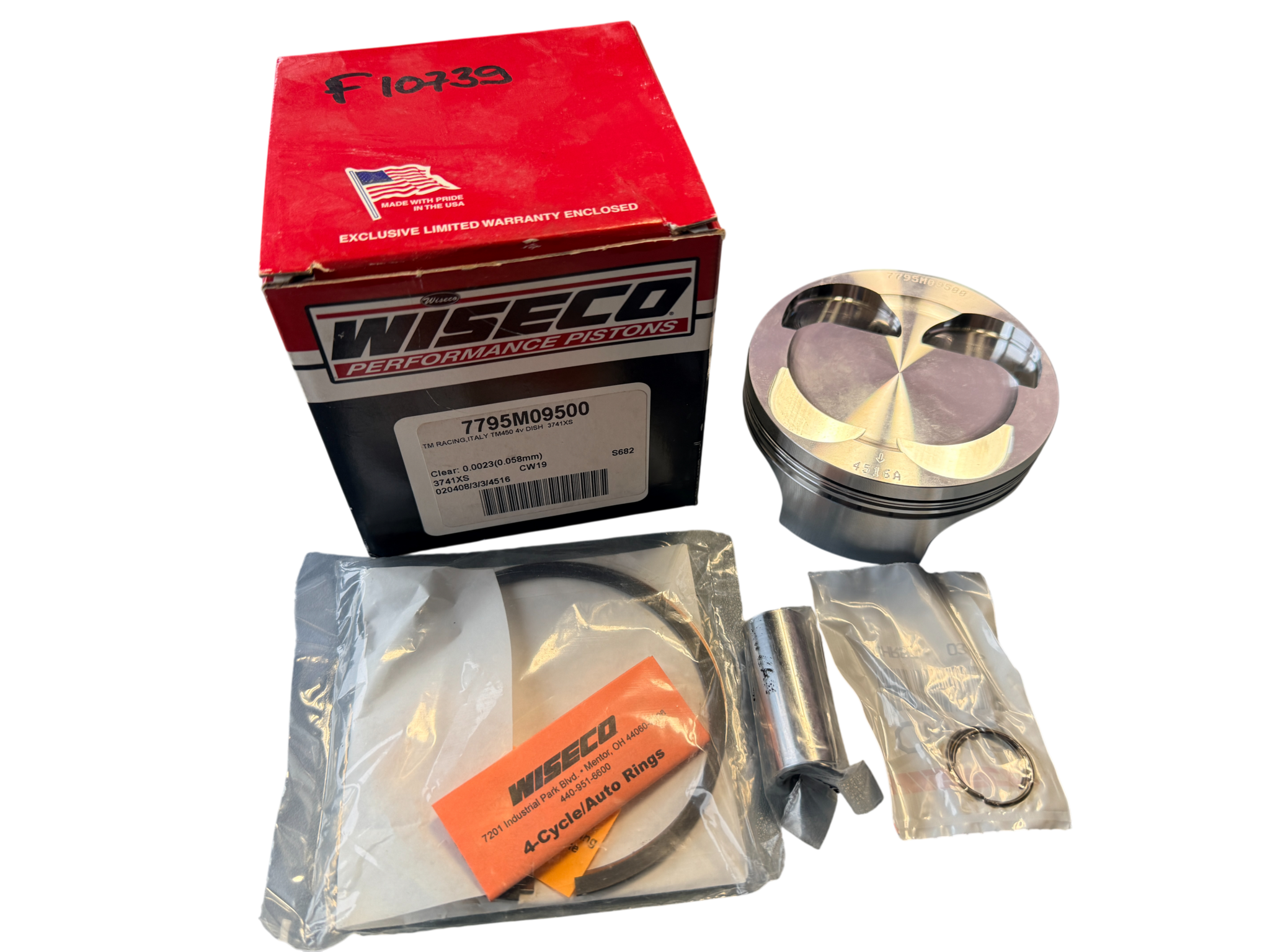 WISECO Piston TM 450Fi EN / SMR (2011-2014) #F10739.00
