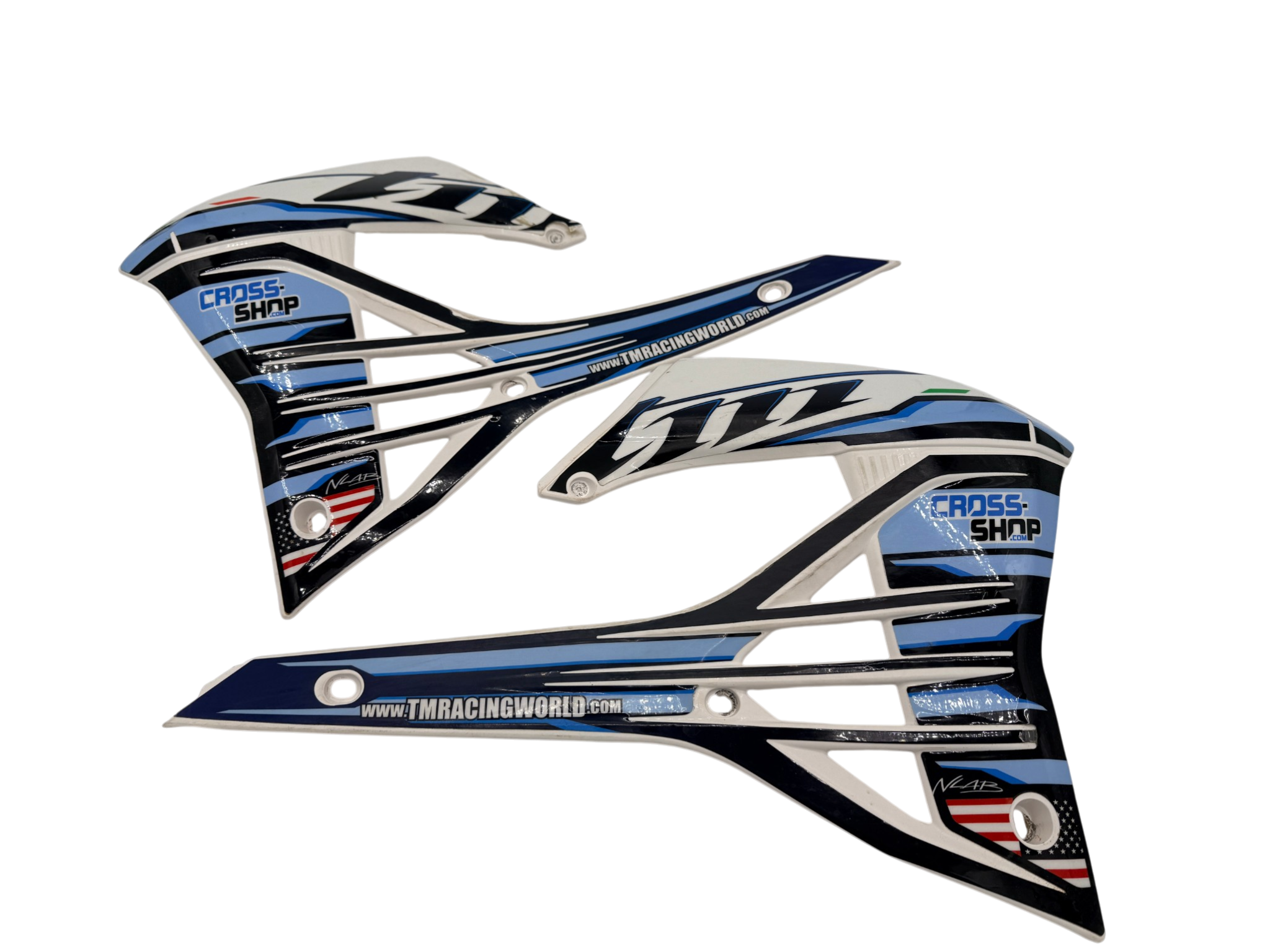 (USED) TANK SPOILERS (SET) 2T/4T MY22-> WHITE (OEM #67270.22)