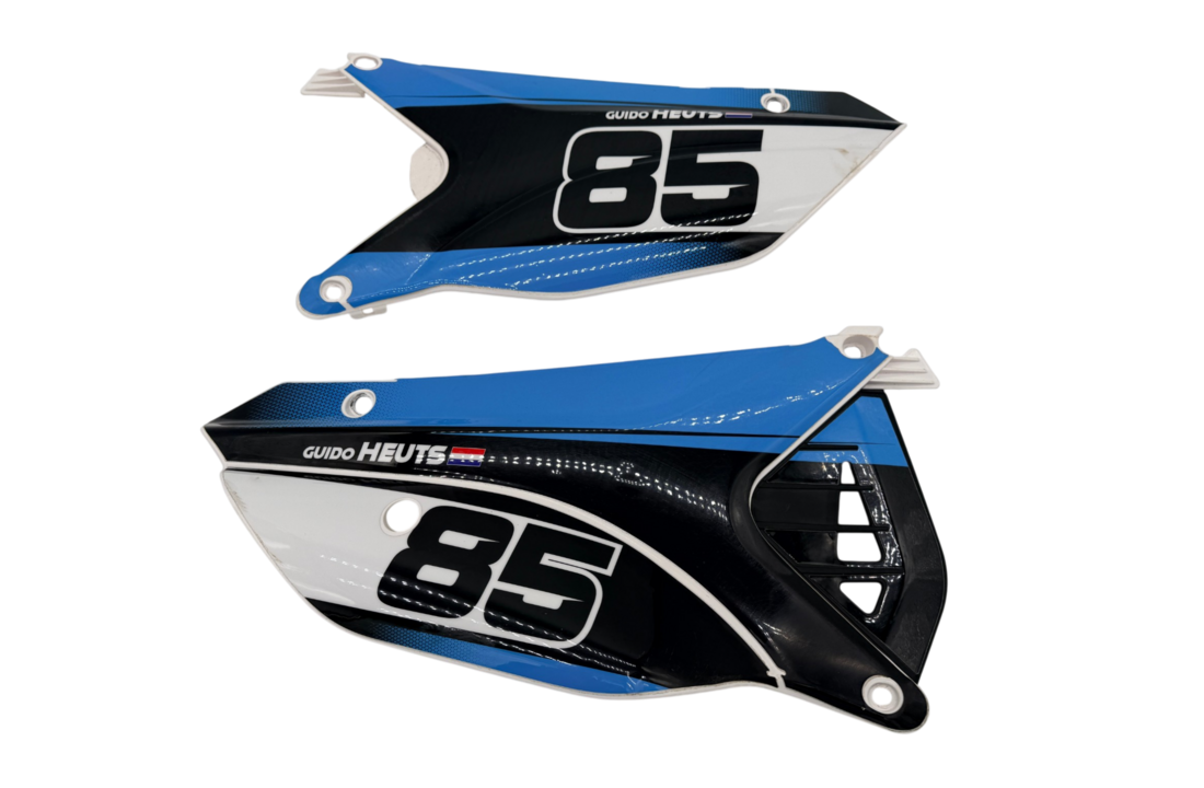 (USED) SIDE PANELS RH+LH 2stroke MY22-> WHITE (OEM #67272.22)