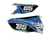 (USED) SIDE PANELS RH+LH 2stroke MY22-> WHITE (OEM #67272.22)