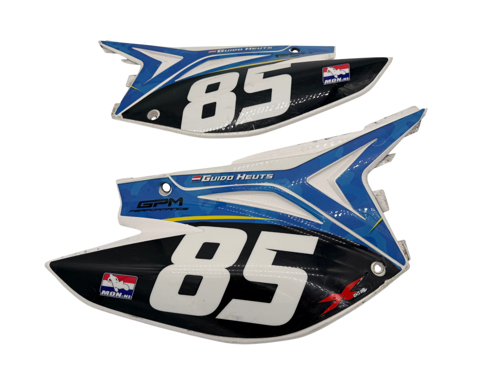 (USED) SIDE PANELS RH+LH 2strok 2015-2021 WHITE (OEM #67272.15)