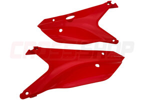 SET, REAR N.PLATE SINGLE PIPE, 4S MY 2022 - RED