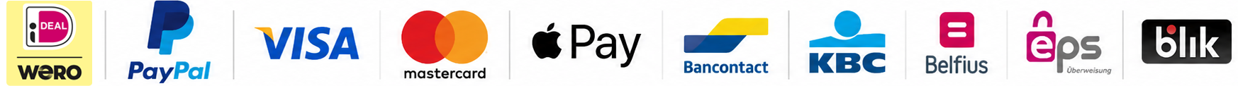 Payment methods CROSS-SHOP.com