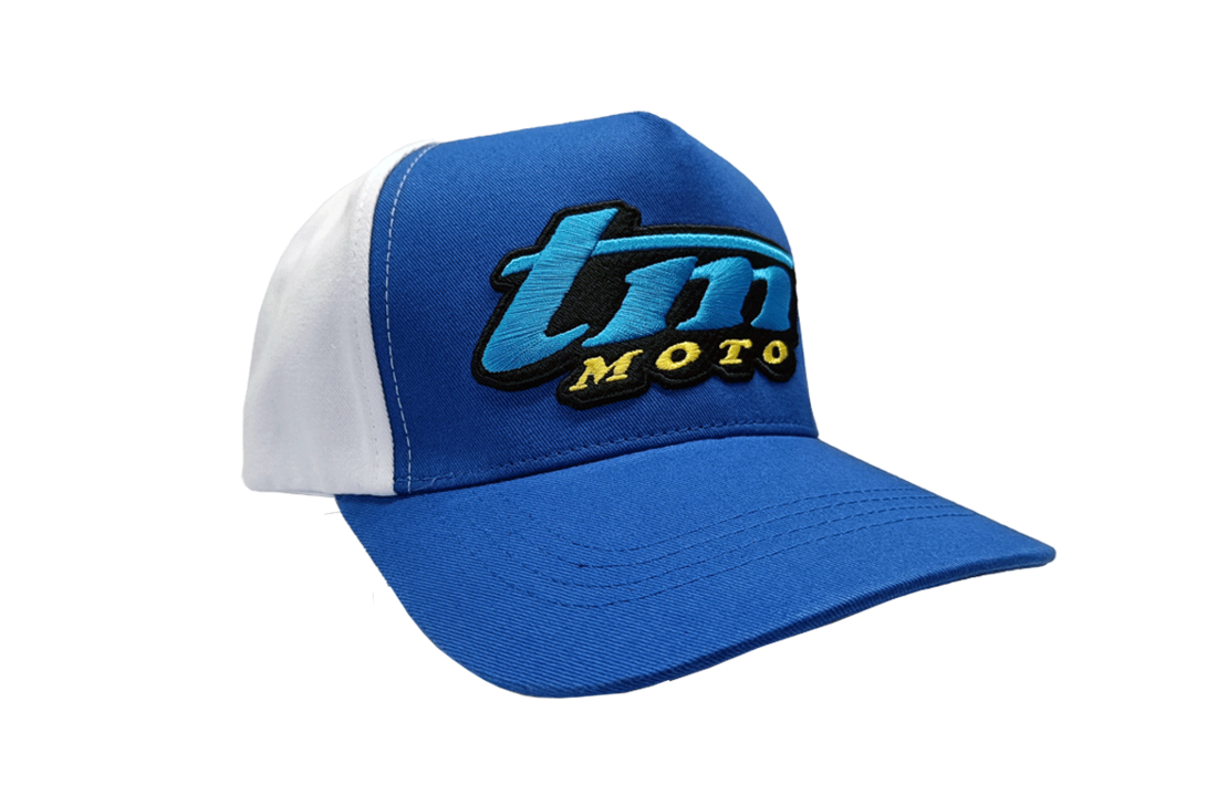 TM Moto CAP MY25 ROYAL/WHITE