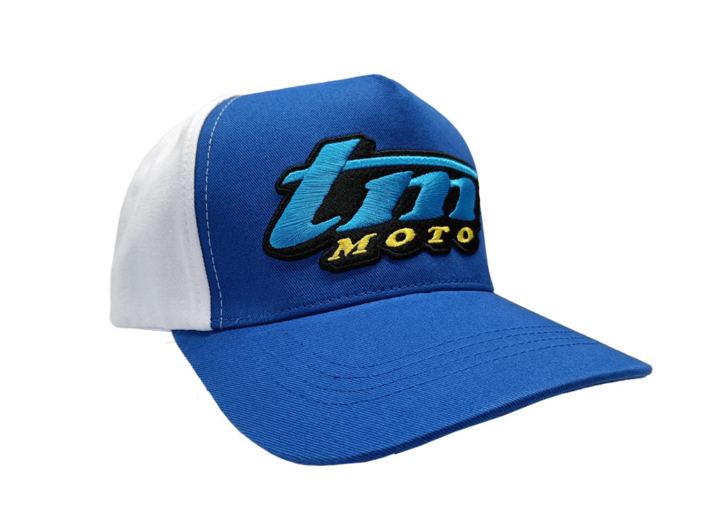 TM Moto CAP MY25 ROYAL/WHITE