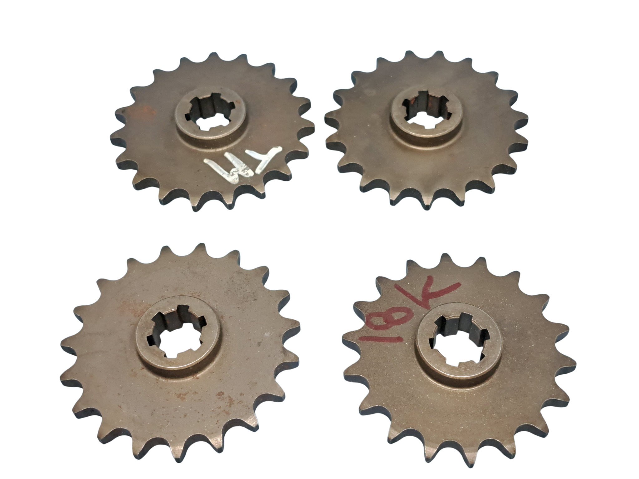TM GO KART SET Ritzel  19T (3x) 18T (1x) 19T