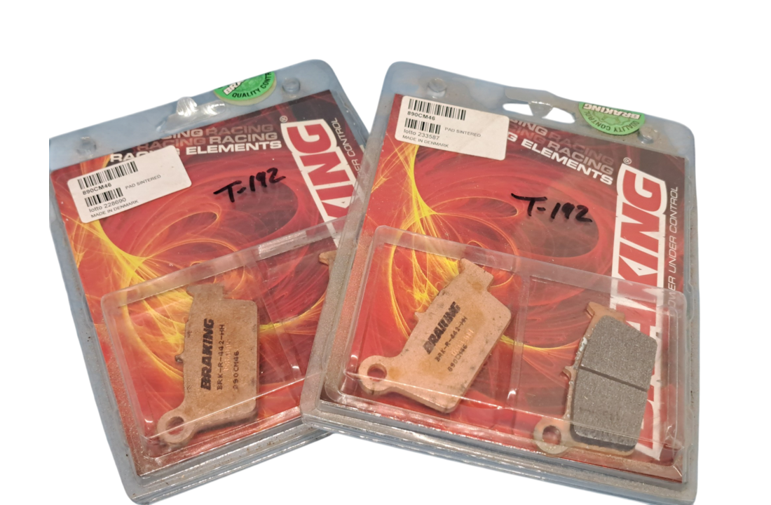 SET (2) BRAKING Rear Brake pads #890CM46 "Sinter"