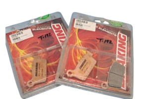 SET (2) BRAKING Rear Brake pads  #890CM46 "Sinter"