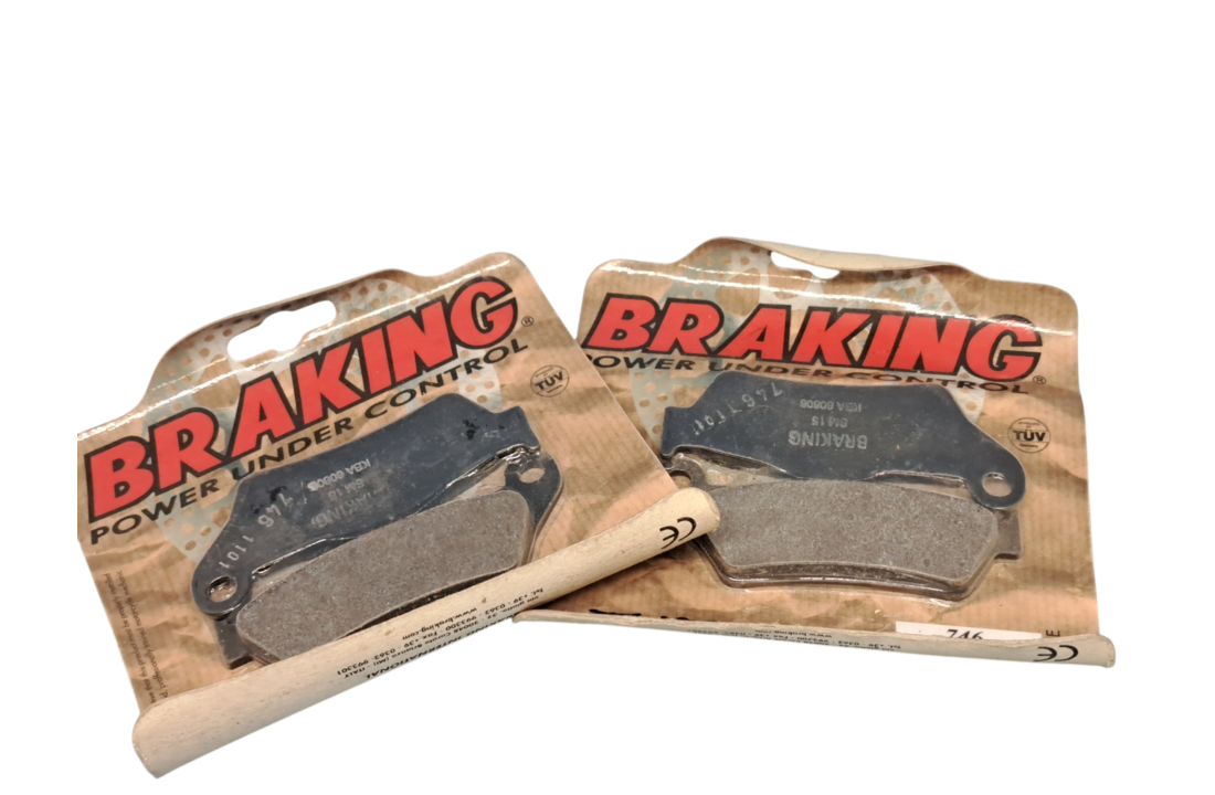 SET (2) BRAKING Front Brake pads #746SM15M