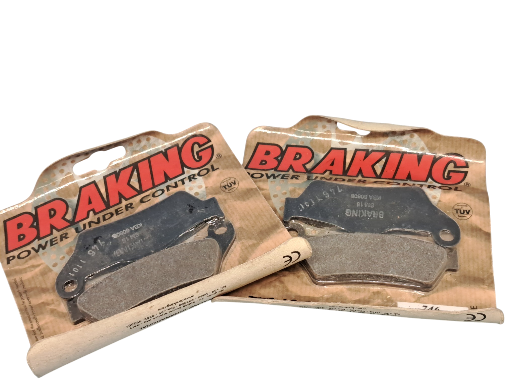 SET (2) BRAKING Bremsbelaege Vorne #746SM15M