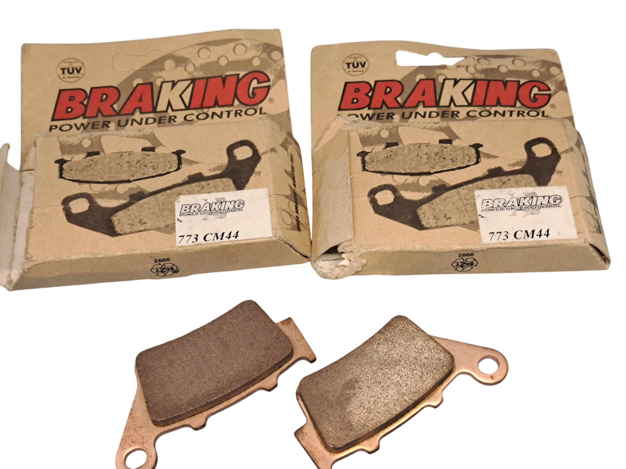 SET (2) BRAKING Bremsbelaege Hinten #733CM44 "Sinter"