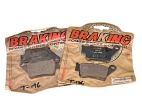 SET (2) BRAKING Rear Brake pads   #733SM15M
