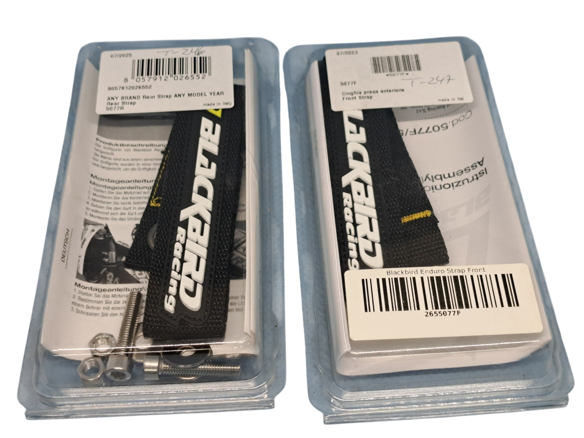 SET ENDURO Straps BLACKBIRD