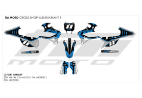 TM Cross-Shop Stickerset Voltage - 2-takt | vanaf 2022