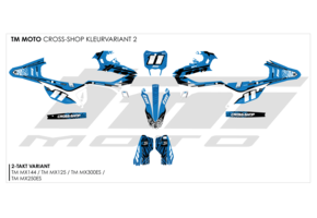 TM Cross-Shop Stickerset Wave - 2-takt | vanaf 2022