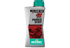 MOTOREX - POWER SYNT 4T SAE 10W/50 JASO MA2 - 1liter