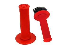 TORC1 DEFY Hot Lap Lock-On Diamond Handvaten - Red