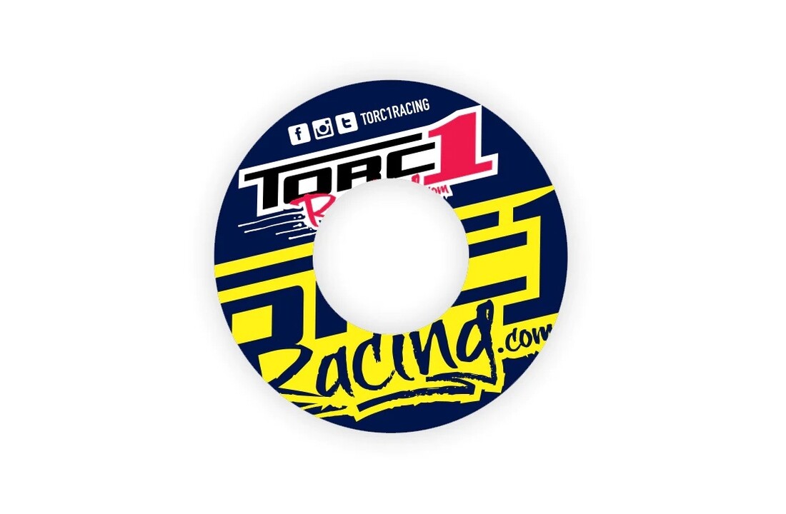 TORC1 Grip Donuts V3 (2 stuks) - Yellow/Blue