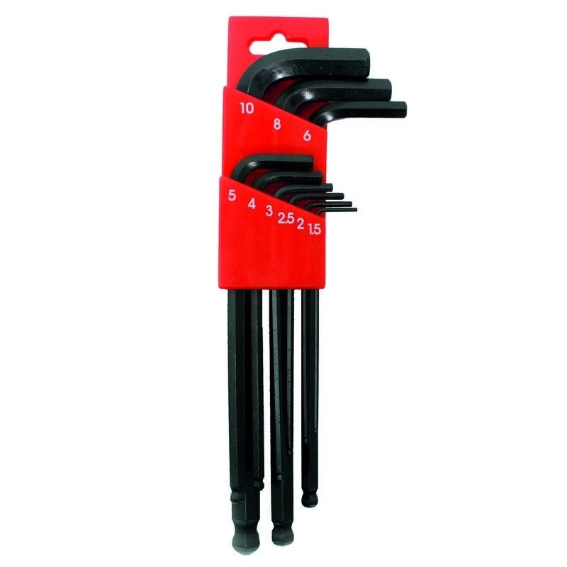 TMV Hex Key Set 9pcs (1,5 - 10mm)