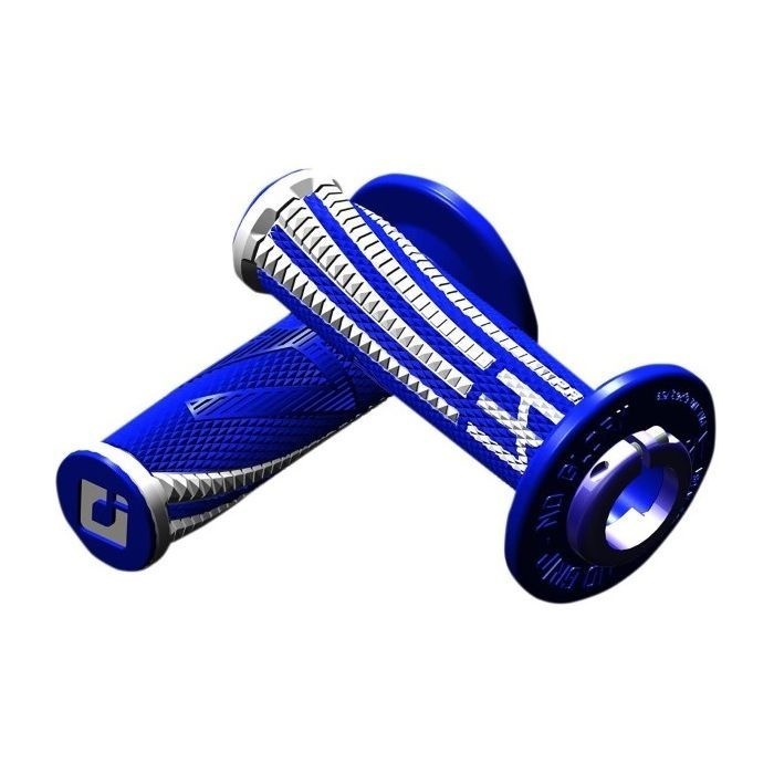 ODI Emig Pro V2 Lock-On Handvaten - Blauw/Wit