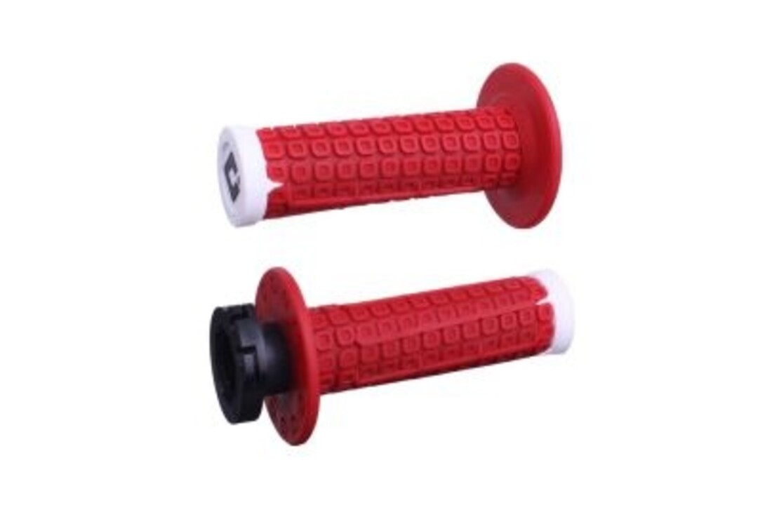 ODI Nomad D30 Lock-On Griffe - Rot/Weiss