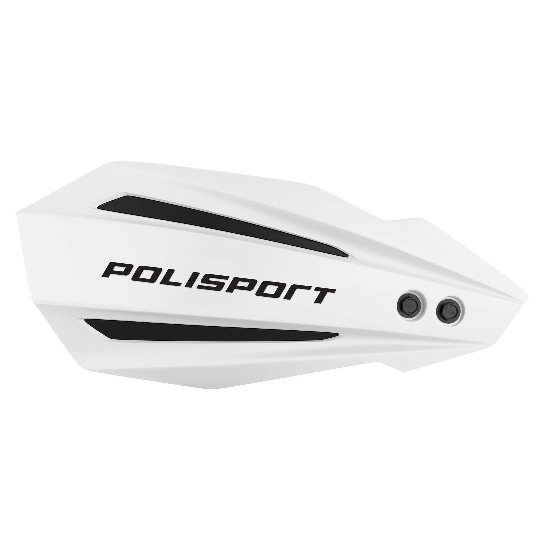 Polisport Bullit Handschützer inkl. Montagesatz - Weiß
