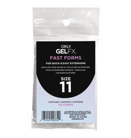 ORLY GELFX Fast Forms Size 11 50pc/pack