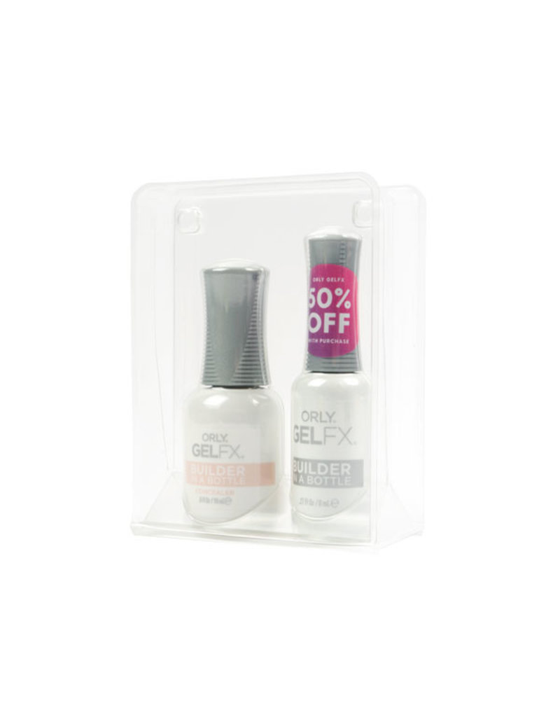 ORLY GELFX Builder In a Bottle  Concealer 18ml & BIAB Clear 8ml Kit