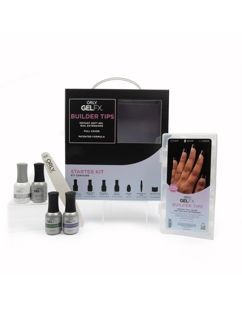 ORLY GELFX Builder Tips Starter Kit Medium Square