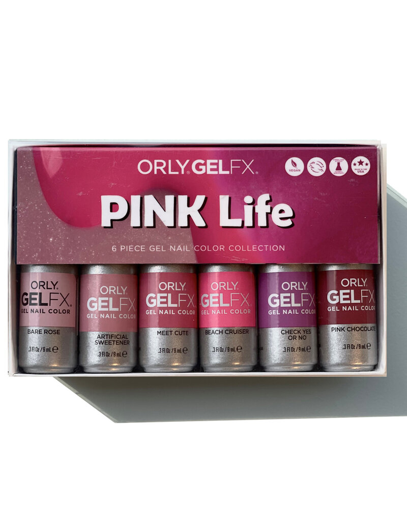 ORLY PINK Life  GELFX 6 pix