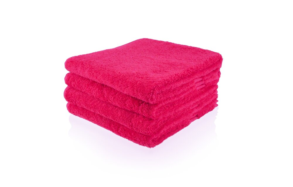 Fuchsia handdoek in hotelkwaliteit