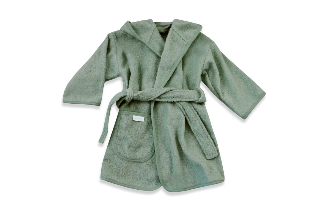 Stone green baby badjas, keuze uit verschillende maten