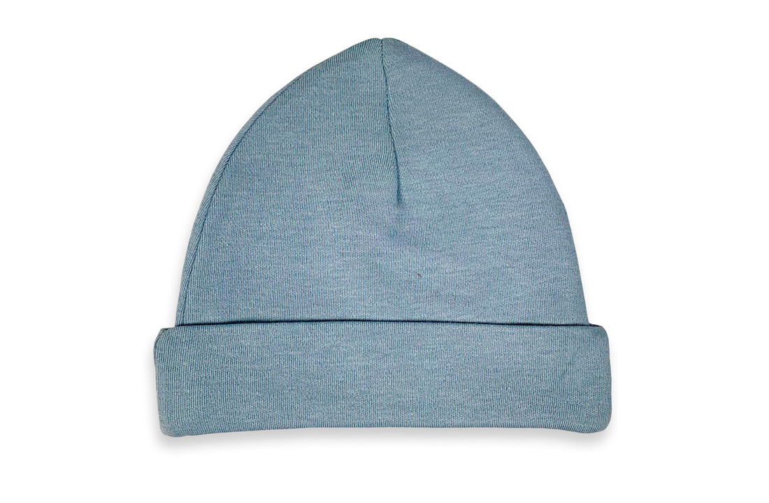 Babymuts grijs blauw