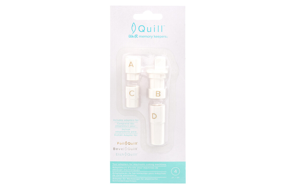 Adapter set voor de Foil Quill pennen - Past op elke snijmachine