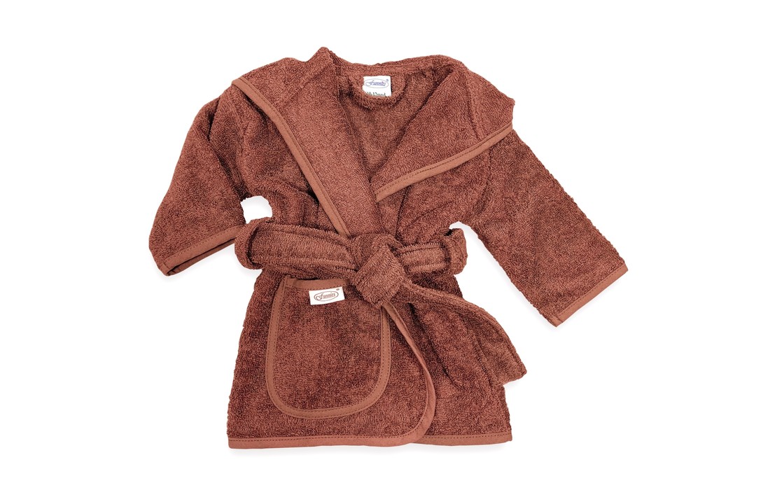 Koper badjas voor baby's