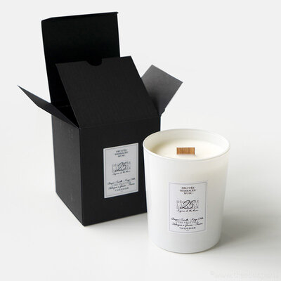 25 Laponic "White" Scented Candle