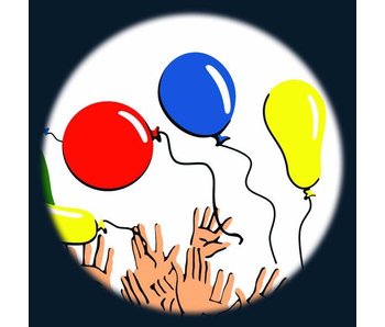 Magnetisch 6" Effectwiel thema: Balloons