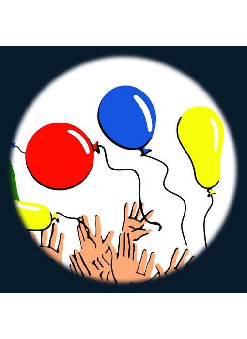 Magnetisch 6" Effectwiel thema: Balloons
