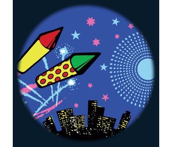 Magnetisch 6" Effectwiel thema: Firework