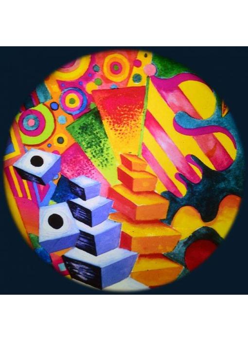 Magnetisch 6" Effectwiel thema: Shapeland