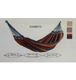 Hangmat Sambito- geknoopte zijkanten- ecru   240 x 160 cm