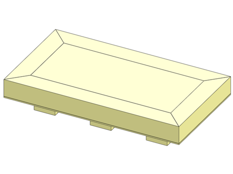 Atelier Michel Koene Podium onderbouw Carré 25cm hoog vierkante staanders Bisonyl