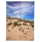 Atelier Michel Koene Wandmat recht, 6cm, Bisonyl met fotoprint  fotowand maatwerk