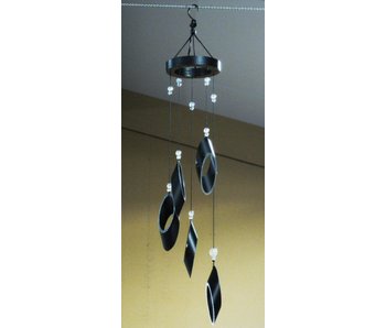 Windchimes zwart-zilver