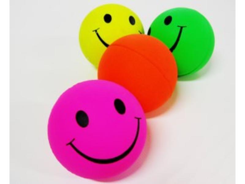 Bal rubberbal Smile   6cm