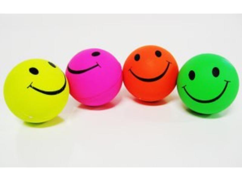 Bal rubberbal Smile   6cm