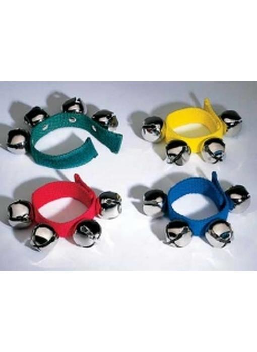 Bellenband stof met klittenband- set van 4- met kleuren