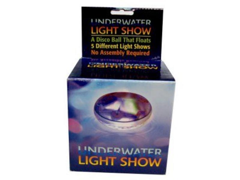 Onder water LED licht show